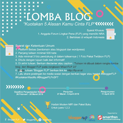 Ayo Ikutan Lomba Blogger FLP Bersama Smartfren dan Indiva