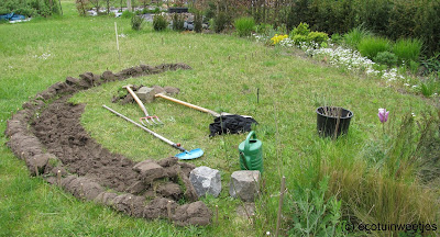 Ecologische siertuin, sierborder, natuurlijke tuin