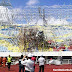 Bumbung Stadium Terengganu runtuh ketika dibaikpulih