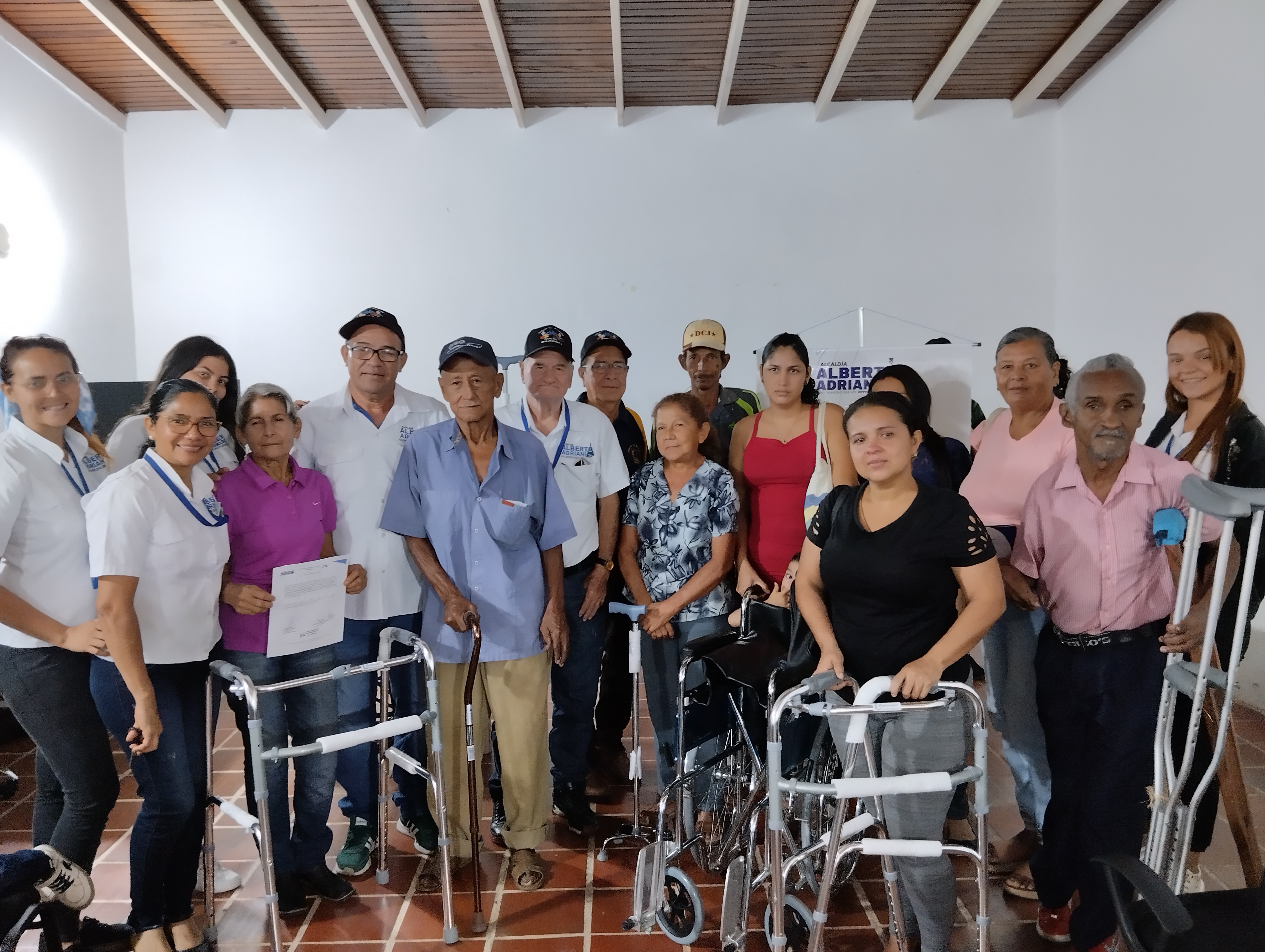 Inbies entregó 14 nuevas ayudas técnicas para las personas con discapacidad