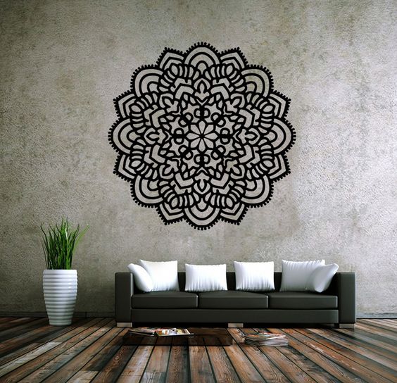 رسم على الحائط, رسم حائطي, رسم ديكورات, ماندالا, Mandala, افكار للرسم على الحائط