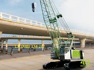 BÁN CẦN CẨU BÁNH XÍCH 60 TẤN ZCC 600 ZOOMLION
