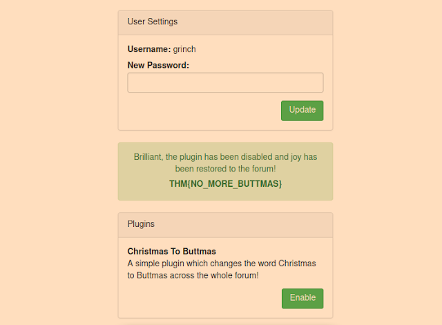 TryHackMe Web Exploitation Pesky Elf Forum XSS