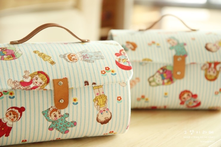 Storage box bag with cover. Pattern & PhotoTutorial