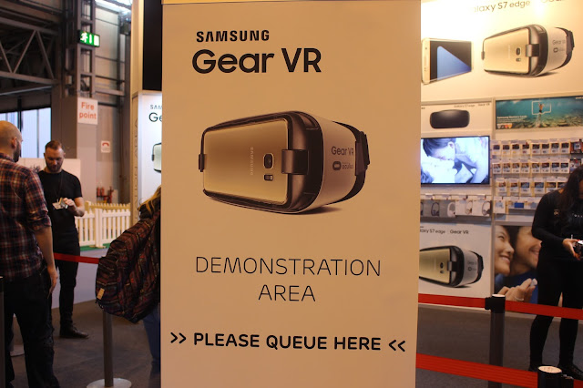 photograph of the Samsung Gear VR Booth at The Gadget Show Live 2016