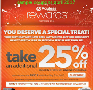 free Payless Shoes coupons april 2017