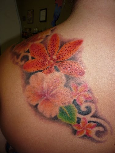 Flower Tattoos are extremely popular today with girls and women.