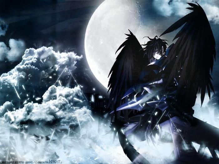 anime angel wallpaper. Last2Pics: anime dark