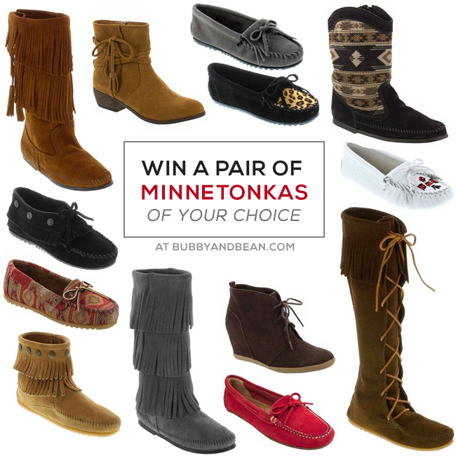 GIVEAWAY // Win a Pair of Minnetonka Moccasins from Bubby and Bean