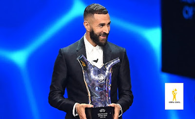 Benzema crowned the best player in Europe