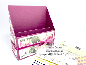 Stampin' Up! Embellishment Storage Using Petal Promenade Nigezza Creates