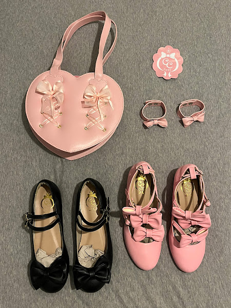 Cotton Candy Feet - kawaii lolita shoes and bag