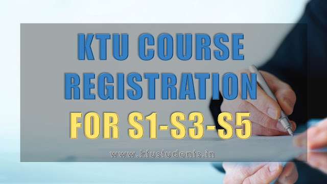 ktu course registration app.ktu