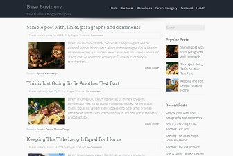 Base Blogger Template