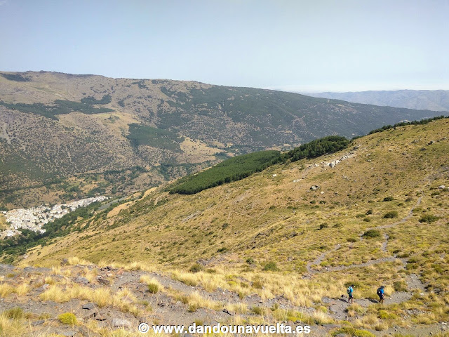 Bajada hasta Trevélez, Mirador de Trevélez subida al Mulhacén