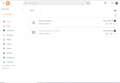 A complete overview of New Blogger Dashboard |Blogger Basic to Advance Course