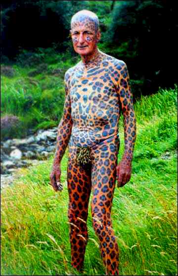 The leopard man on 