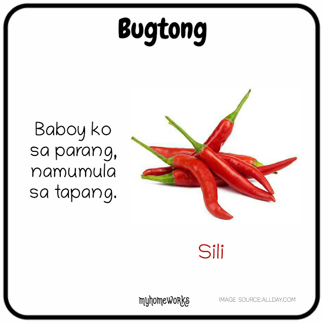 Bugtong Tungkol sa Gulay