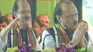 जेवढा मोठा हार तेवढी भीती… वाटतं आयला याने कुठे तरी मारली; अजितदादांची मिश्किल टोलेबाजी... 