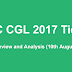 SSC CGL 10th August 2017 Review and Analysis