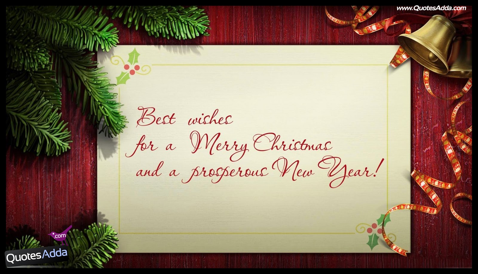 Merry Christmas Greeting Cards in English  QuotesAdda.com 