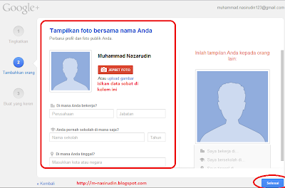 Foto Profil Google +