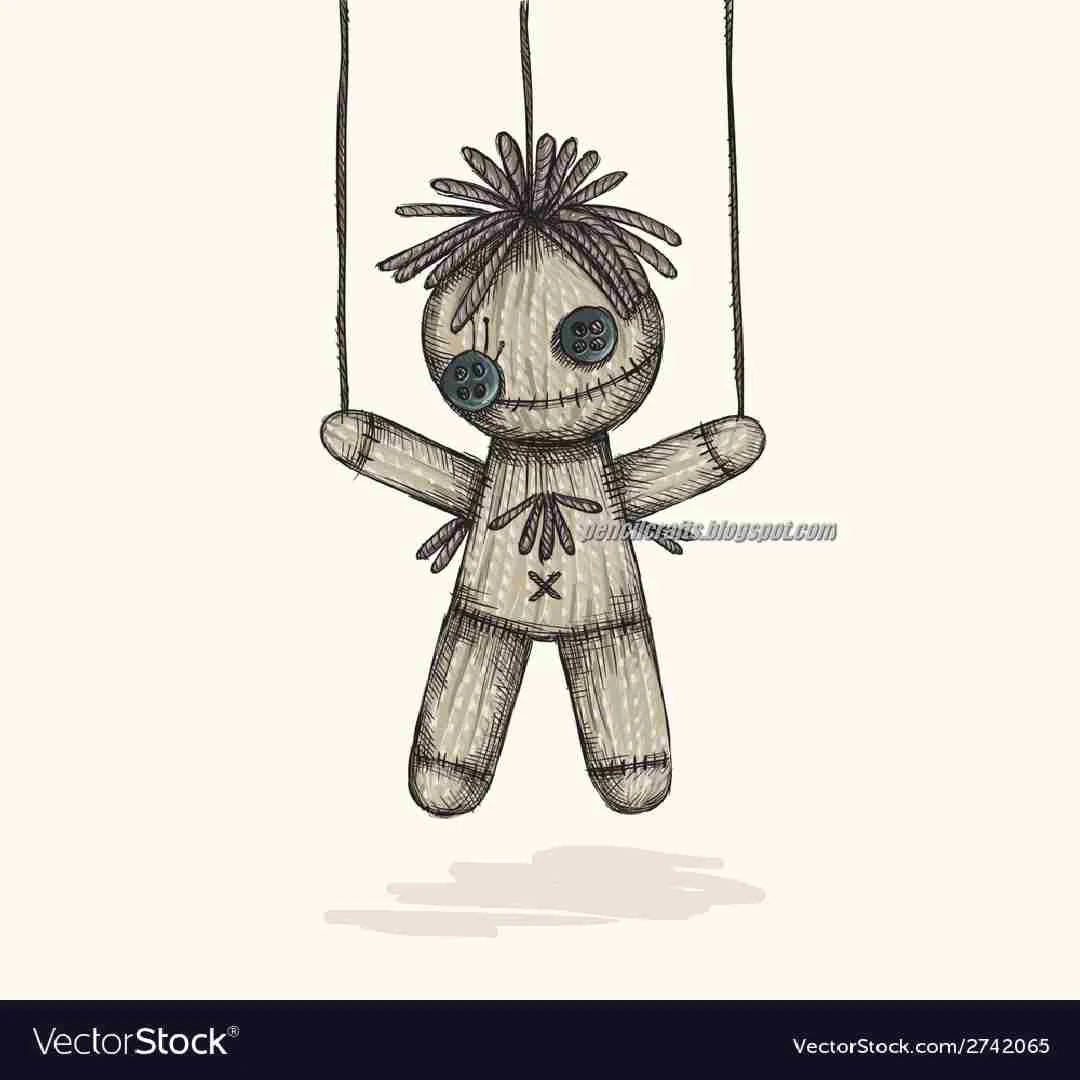 Voodoo Doll Art Drawings and Sketches