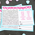 Word Search Valentines