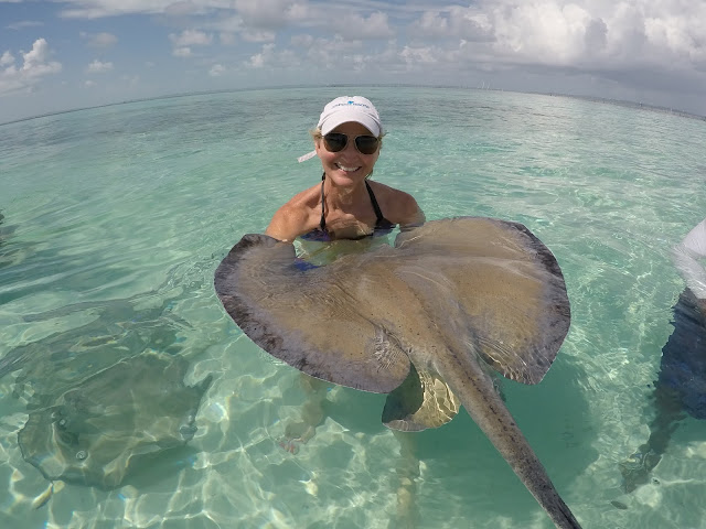 Susan with stingray