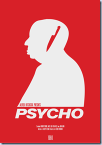 Minimalist Hitchcock Movie Posters