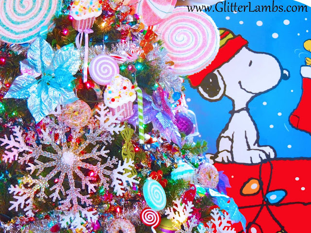 Candyland Christmas Tree Ornaments Decorations Lollipops Candy Snoopy Cardboard Prop Decoration Oriental Trading