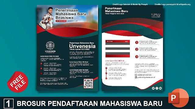 Brosur Pack : Download Kumpulan Brosur Pendaftaran mahasiswa Baru Powerpoint