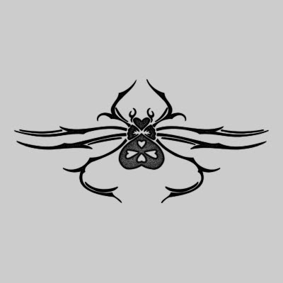 You can DOWNLOAD this Spider Tattoo Design TATRSP07