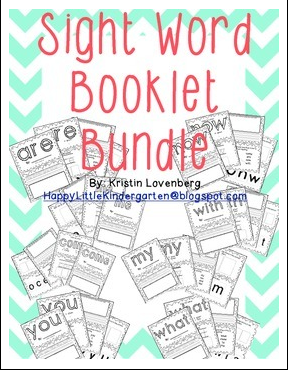 https://www.teacherspayteachers.com/Product/Kindergarten-Sight-Word-Booklet-Bundle-1073182