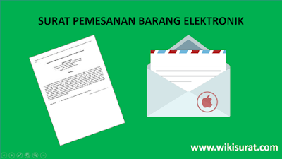 Contoh Surat Pemesanan Barang Elektronik