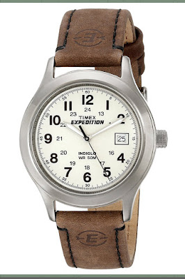 timex expedition leather strap