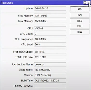 Cara Mengatasi CPU Load Mikrotik Tinggi