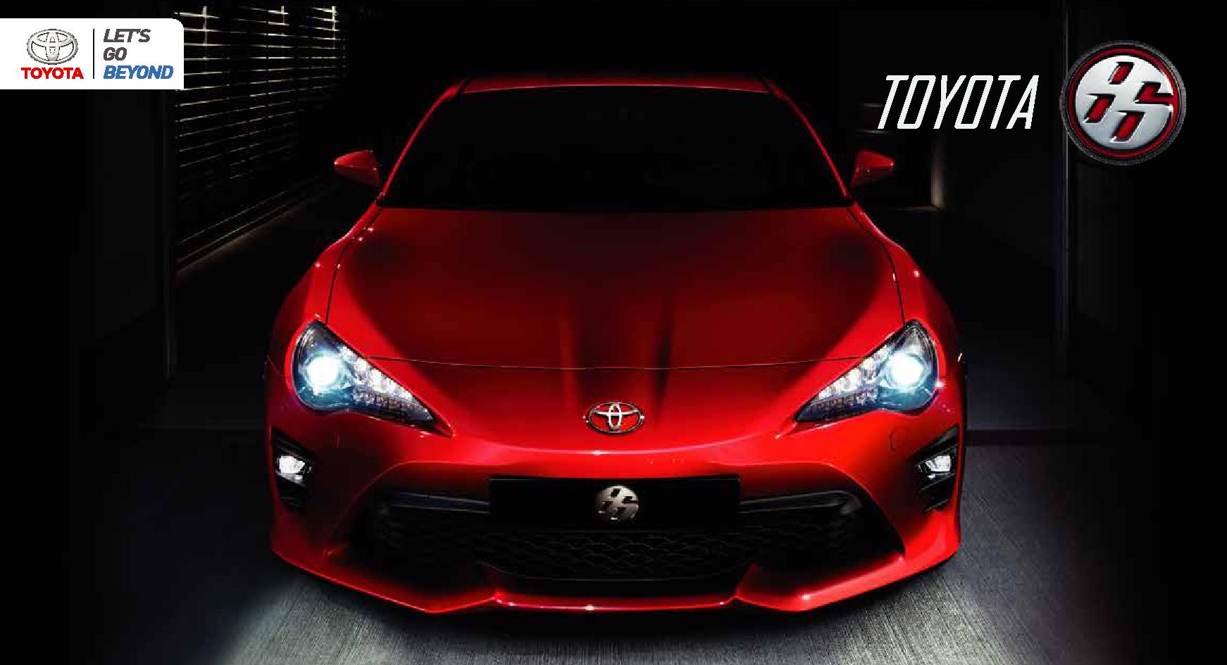 BROSUR TOYOTA FT 86 RIAU 081387432000