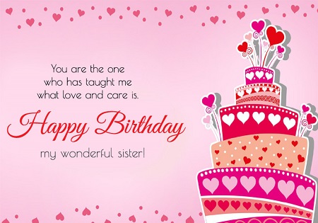 101+ happy birthday images for sister free download