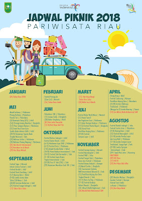 kalender pariwisata riau 2018 jadwal piknik jalan-jalan