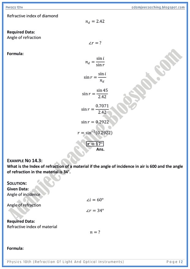 refraction-of-light-and-optical-instruments-solved-numericals-physics-10th