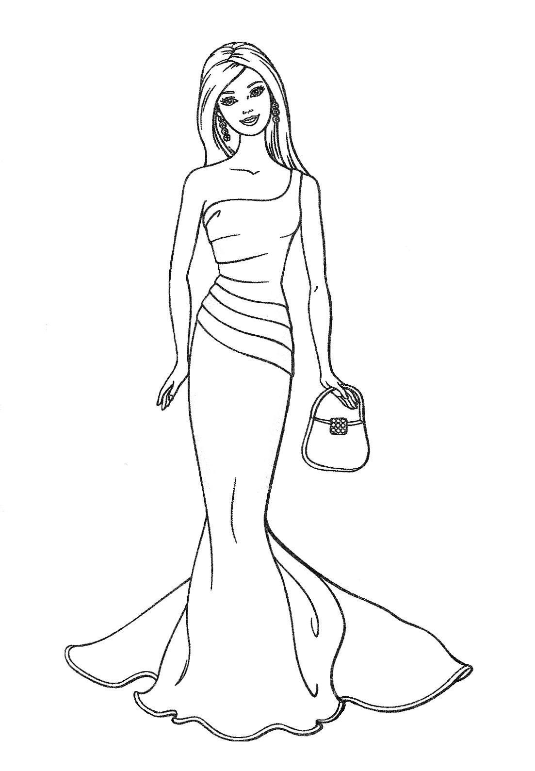 Barbie Coloring Pages 6