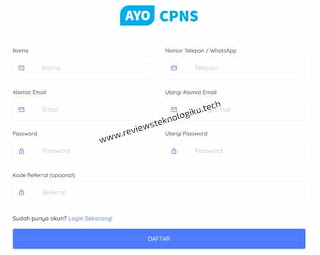 daftar ayocpns kode referral