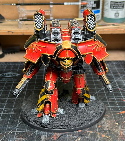 Adeptus Titanicus Legio Ignatum Warlord Titan WIP