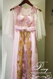 Desain Kebaya Dress Brokat Muslimah Modern Terbaru