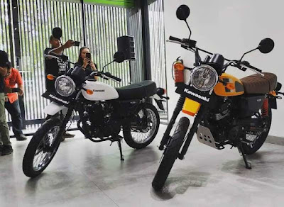 Kawasaki Rilis Kawasaki W175TR, versi srambler/tracker di keluarga W175