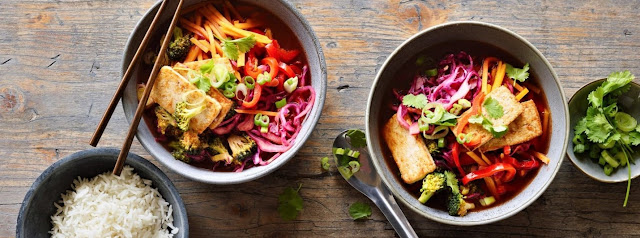 Vegetable curry with tofu