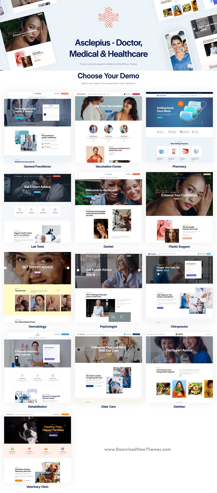 Asclepius - Doctor, Medical & Healthcare WordPress Theme Review