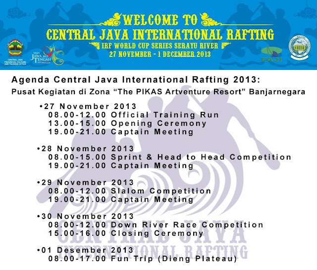 Central Java International Rafting - International Whitewater Rafting Champs