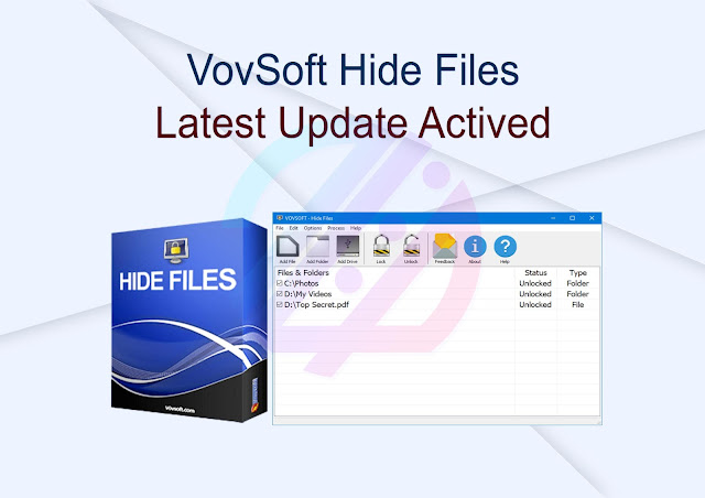 VovSoft Hide Files Latest Update Activated